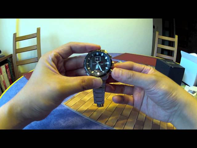 Casio Edifice EQW-A1100DB-1AJF (2012 May model) - Unboxing and a