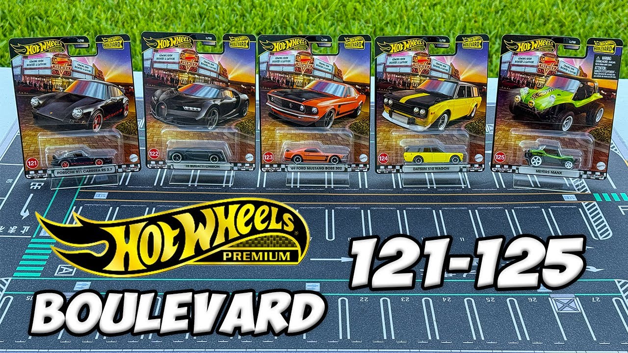 Hot Wheels Boulevard 2025 Mix 2 #121-125 PORSCHE 911 CARRERA