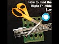 How to Find the Right Thimble Size