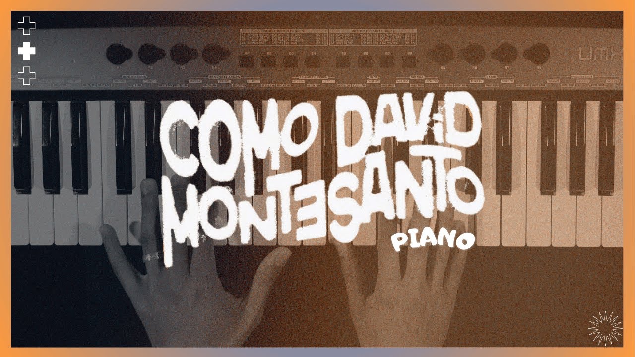 Como David | Piano Tutorial | Montesanto ft Jarion High
