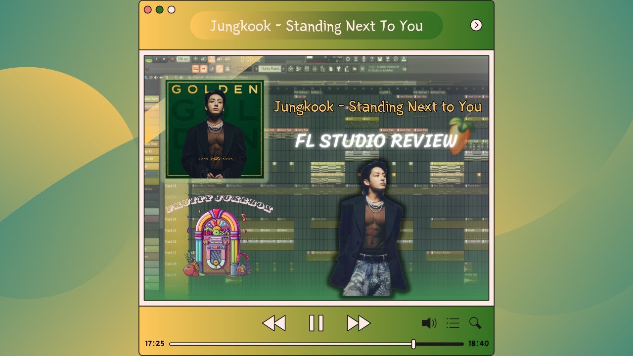 Jungkook - Standing Next To You (FL Studio Review) | Instrumental ⚜️