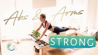 Intermediate Upper body & Abs PILATES REFORMER WORKOUT