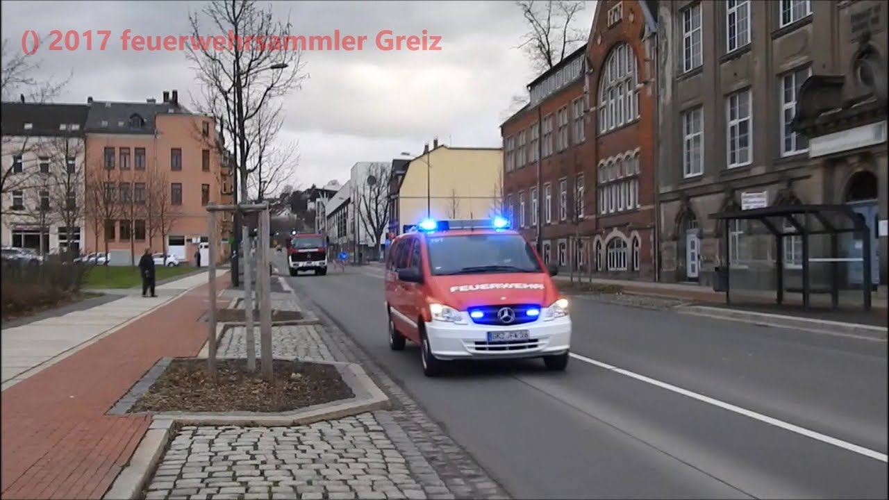 Einsatzfahrten Freiwillige Feuerwehr Greiz 2017