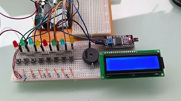 PEC02 INTERACCION TANGIBLE: PIANO ARDUINO LCD LEDS