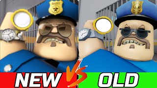 OLD VERSION VS NEW VERSION COMPARISON BARRY PRISON RUN V2 New Huge Update Roblox All Bosses #roblox