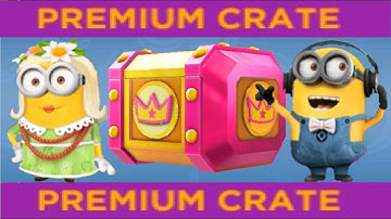 Minion rush Bunny Premium Crate for 100 points MINION FESTIVAL gameplay walkthrough iOS / android