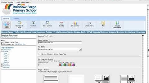 Create a sub page in create