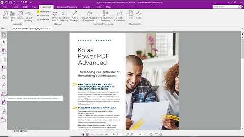 Manage and Review Comments in PDF Documents with Kofax Power PDF