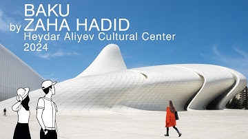4K Baku 🇦🇿 by Zaha Hadid From Inside: Heydar Aliyev Center