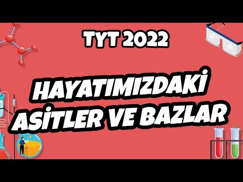 TYT Kimya - Hayatımızdaki Asitler ve Bazlar | TYT Kimya 2022 #hedefekoş