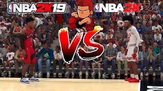 NBA 2K24 X SLAM DUNK ANIME DUAL MYCAREER WITH HANAMICHI GOING AGAINST FORMER PLAYER EP.2