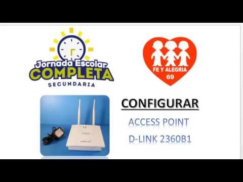 Configuracion de modo AP D-LINK 2360B1