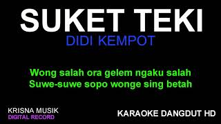 SUKET TEKI KARAOKE DANGDUT KOPLO HD