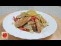 Свежий микс салат из куриного филе в коктейльном соусе. Кухня вкусная - 15
