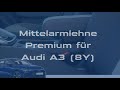 Premium Mittelarmlehne für Audi A3 (8Y) - armrest Audi A3 (8Y) - bracciolo A3 (8Y) - accoudoir A3 8Y