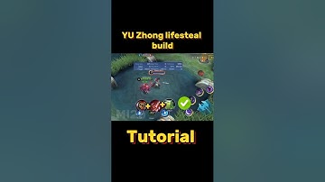 Yu Zhong lifesteal build Tutorial Mobile legends #ml2b #yuzhong #tutorial #mlbb