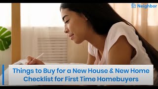 New Home Essentials Checklist For First-Time Homebuyers - PODS Blog