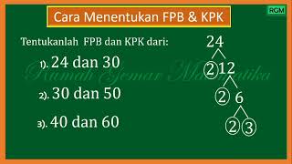 FPB dan KPK MENGGUNAKAN POHON FAKTOR #fpbdankpk #fpb  #kpk