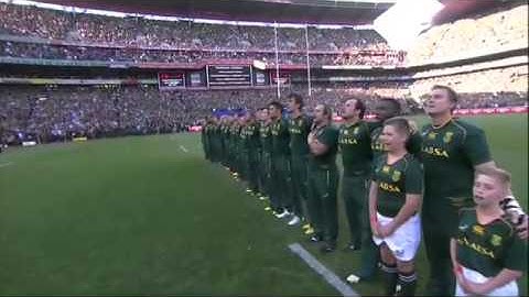 Anthems South Africa vs New Zealand + haka