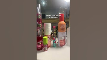 Taylor swift as skincare! #beautyproducts #aesthetic #grwm #shoppinghaul #makeup #preppy #skincare