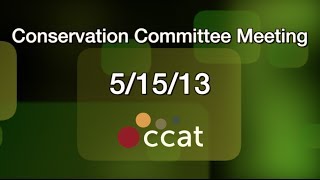 Carver Conservation Commission (5/15/13)
