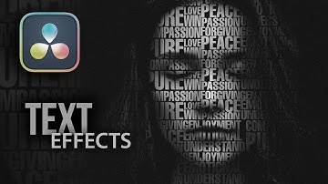 3 AWESOME Text Effects in Davinci Resolve - Video Editing Tutorial