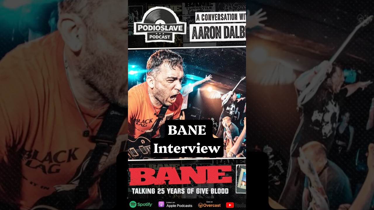Ep 343 - Aaron Dalbec | BANE - talking 25 years of Give Blood @equalvision  #bane #hxc