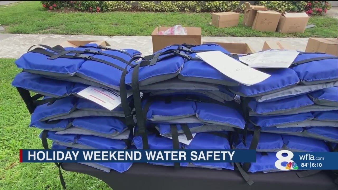 Free Life Jackets & Water Safety Gear Handed Out in St. Pete Ahead of Holiday Weekend
