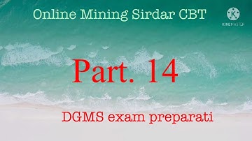 Transport of explosive in Bulk:DGMS exam preparation #part 14
