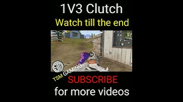 😱1V3 Clutch😱 | Watch till the end | TSM GAMING | #shorts