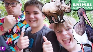 WILD ANIMALS! Disney Animal Kingdom - Vacation Vlog with HobbyFamilyTV