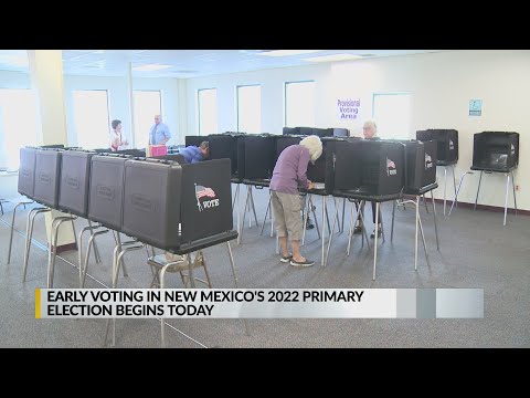 Early voting begins in New Mexico's primary election