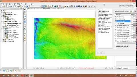 Watershed Modelling  using geospatial land use and soil type data to calculate Curve Number (CN)