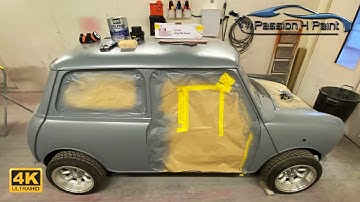 Bare Metal Re-Spray on A Classic Mini - PT2 - BODYWORK AND FILLER / BONDO WORK