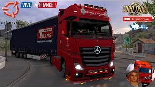 Euro Truck Simulator 2 (1.36) 

Mercedes Actros MP4 edit by Alex V1.5 [1.35/1.36] Krone Megaliner DLC by Sogard3 and SCS Software Road to Porto Vecchio Corsica DLC Vive la France + DLC's & Mods
https://ets2.lt/en/mercedes-actros-mp4-edit-by-alex-v1-5-1-35