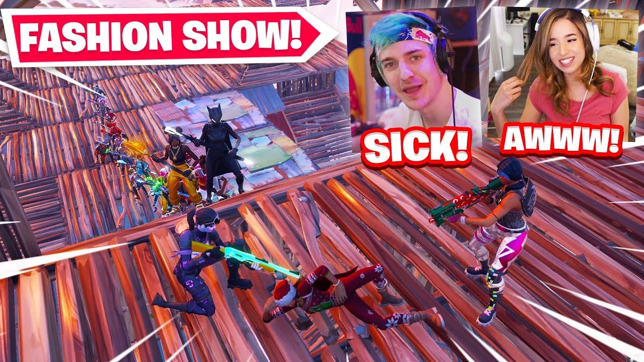 Solo Fortnite Fashion Show! Skin Competition BEST DRIP & EMOTES WINS