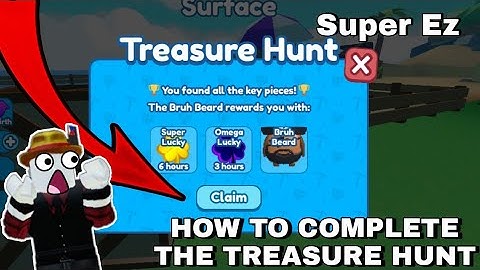 How To Easily Complete The TREASURE HUNT Event In Mining Simulator 2 (Roblox)