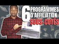 Affiliation marketing  6 sites internet pour gagner de largent  