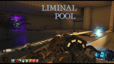 THIS IS A RELAXING MAP Liminal Pool Black ops 3 Custom Zombies