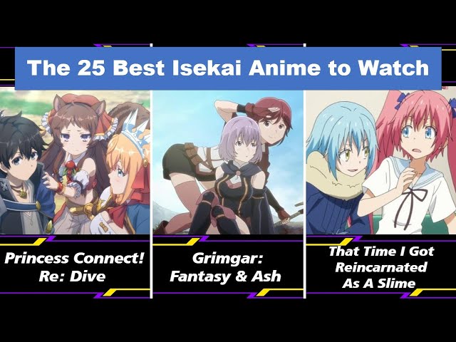 The 25 Greatest Isekai Anime You Should Be Watching