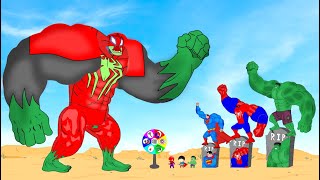 Rescue SUPER HEROES HULK & SPIDERMAN, SUPERMAN vs Evolution Of SPIDER-HULK: Returning from the Dead