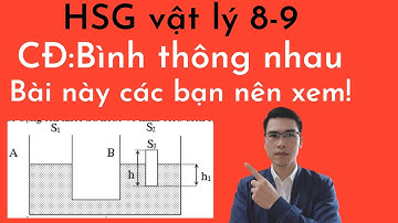 Bồi Dưỡng HSG Vật Lý 8,9 | Bình Thông Nhau | Lực Đẩy Ác Si Mét | Bài Tập Hay