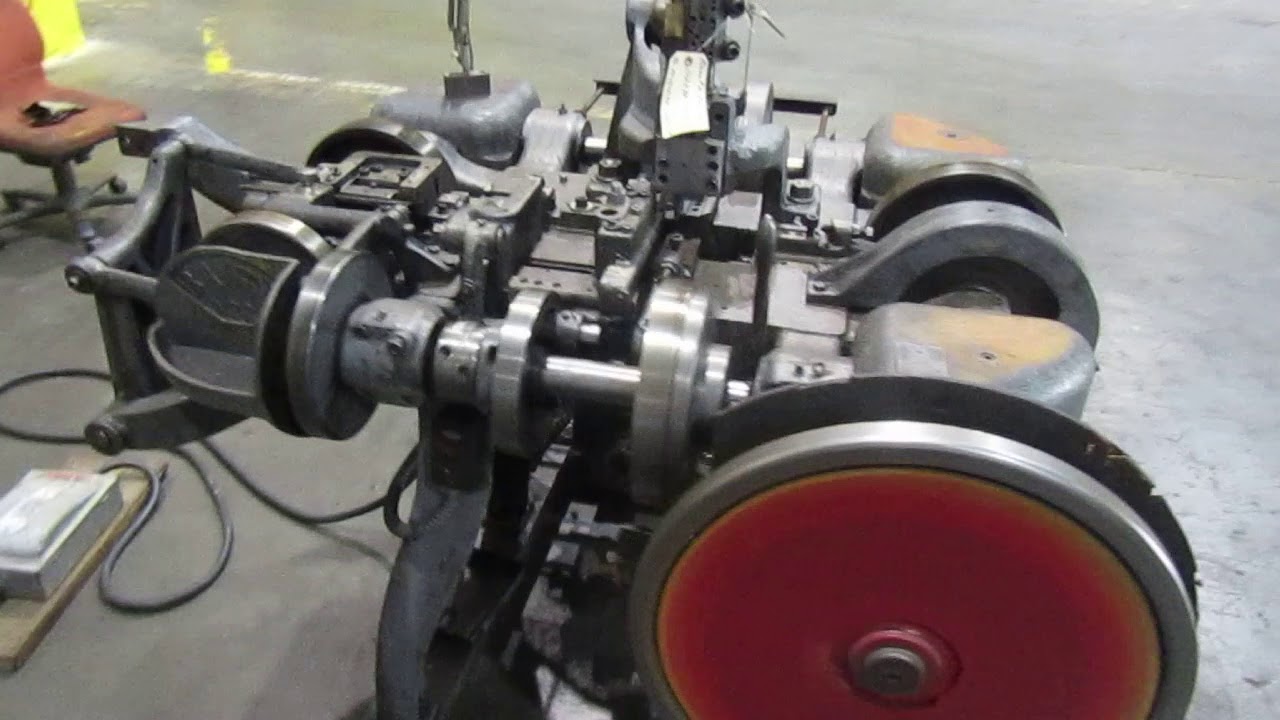 Baird Model # 2 Four Slide Machine - YouTube