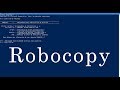 Uso sencillo de copiar archivos o directorios con ROBOCOPY