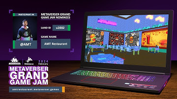 AMT Restaurant - #Metaverser $7000 Grand Game Jam 2024 Participant #4 Game Showcase