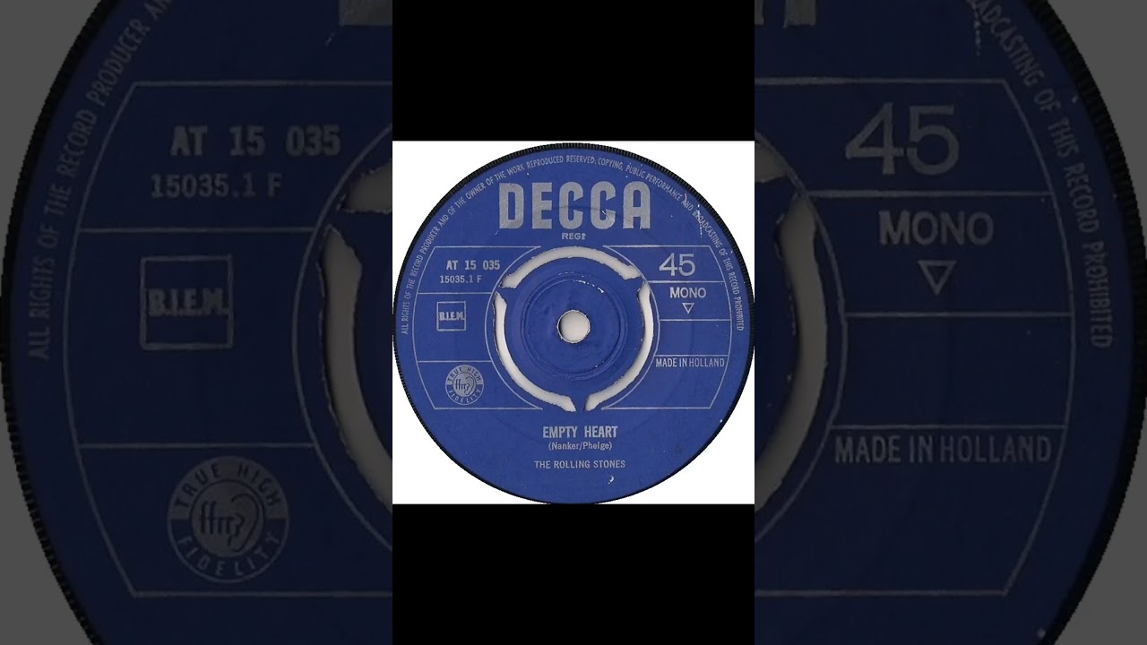 The Rolling Stones - Empty Heart - Decca Records Holland released