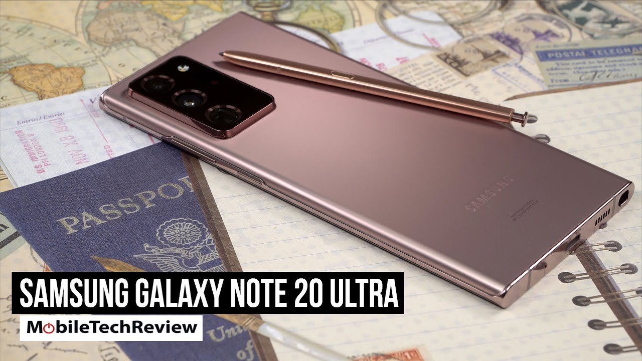 Samsung Galaxy Note 20 Ultra Unboxing, Mystic Bronze
