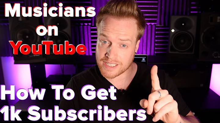 How To Get 1000 Subscribers as a Musician | How I got to 1k subscribers