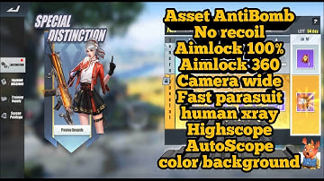 #ROSHACK#RulesofSurvival #GAMEGUARDIAN   UPDATE Aimlock 100% Season 12  Fix Asset Antibomb