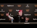 HC Dan Quinn Speaks to the Media Before Practice | Washington Commanders
